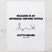Released Autonomic Nervous System Acetylcholine Full Color Flyer