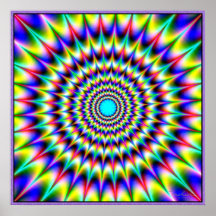 Relentless Colours Radiation Poster
