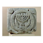 Relief depicting a menorah postcards