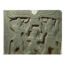 Relief depicting Gilgamesh between two Post Card