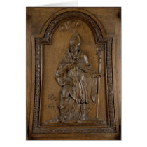 Relief depicting St. Medard  Bishop cards