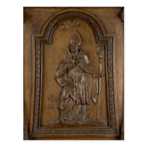 Relief depicting St. Medard  Bishop postcards