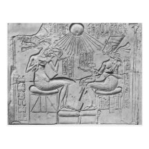 Relief depicting the Aten giving life Post Card