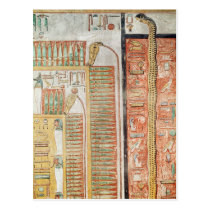 Relief depicting the path which dead must postcards