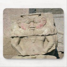 Relief of the Egyptian household god, Bes Mouse Pads
