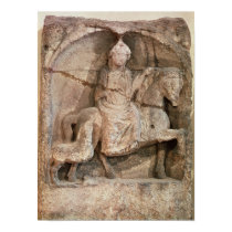 Relief representing Epona, Gaulish goddess posters