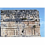 Relief Sculptures On Temple Of The Jaguars, Chiche Acrylic Cut Out