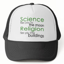 Religion and Science Trucker Hats
