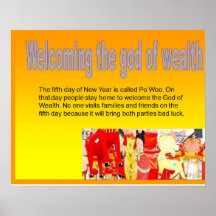 Religion, Chinese New Year Day 5 Posters