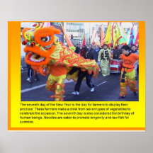 Religion, Chinese New Year Day 7 Posters