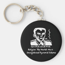 Religion Pyramid Scheme Keychains