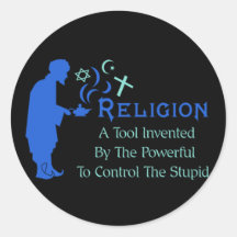 Religion Tool Round Sticker