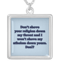 Religion VS. Atheism, part 2 Necklace