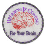 Religion Wants Your Brain Stickers