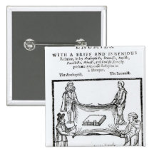 Religions Enemies, 1641 Pinback Button