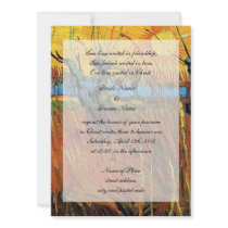 Religions wedding. Willows at Sunset Custom Invites