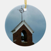 Religious Church Steeple Christmas Ornament