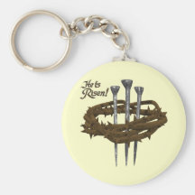 Religious Easter T shirts and Gifts Keychain