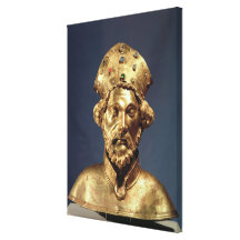 Reliquary bust of St. John Cassian Stretched Canvas Print