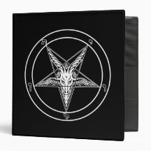 Reliure à anneaux de Baphomet 3