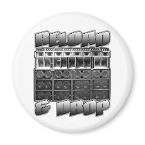 RELOAD and DROP DUBSTEP Sound System magnet