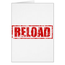 Reload! - Video Game Gamer Gaming Shoot Gun Cards