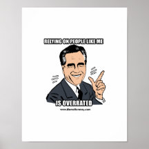 RELYING ON PEOPLE LIKE ME IS OVERRATED PRINT