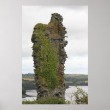 Remains of an old building, Ireland Poster