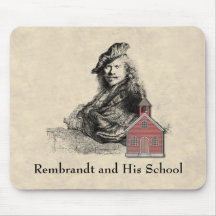 Rembrandt and His School Humour Mousepad