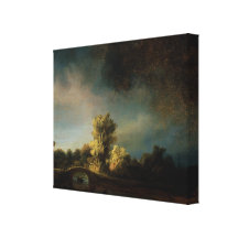 Rembrandt Art Painting Landscape Gallery Wrapped Canvas