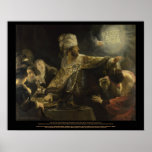 Rembrandt-Belshazzar Giant Canvas Reproduction Poster