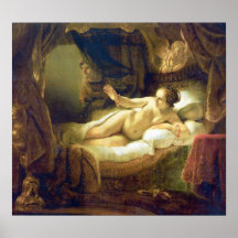 Rembrandt Harmenszoon van Rijn - Danae Poster