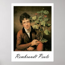 Rembrandt Peale Rubens Peale with a Geranium 1 Print