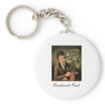 Rembrandt Peale Rubens Peale with a Geranium Key Chains