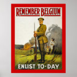 Remember Belgium (canvas) posters