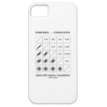 Remember ... Correlation Does Not Equal Causation iPhone 5 Cover