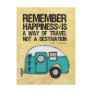 remember happiness postcard