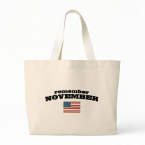 Remember November America Canvas Bag