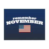 Remember November America Postcards