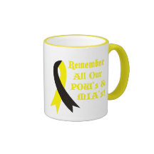 Remember Our POWs and MIAs Coffee Mug