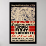 Remember Pearl Harbour Posters