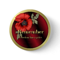 Remember Poppy Pinback Buttons