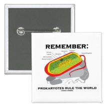 Remember: Prokaryotes Rule The World Buttons
