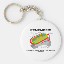Remember: Prokaryotes Rule The World Key Chains