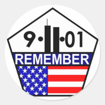 REMEMBER ROUND STICKER