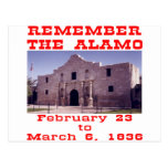 Remember The Alamo #001 Postcard