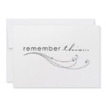 Remember This Save the Date invitations