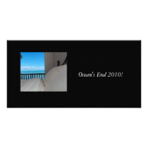 Remember Your Vacation at Ocean's End Photo Greeting Card