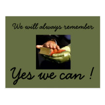 Remembering Pres. Obama Inauguration Postcard