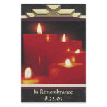 Remembrance Candles & Vines Personalized Stationery